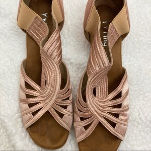 Women’s nude ballroom dance shoes